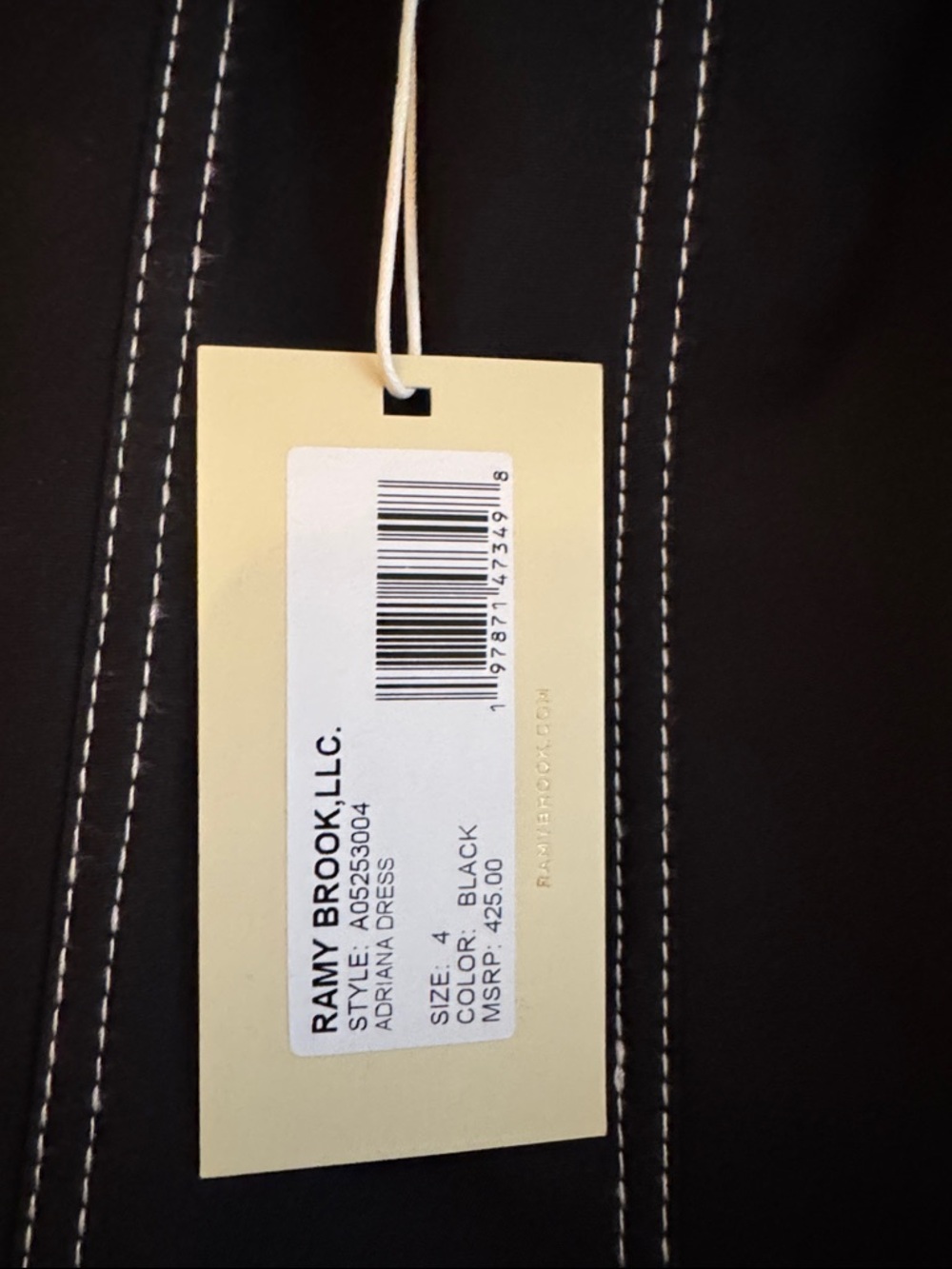 Ramy Brook NWT size 4 Adriana Sleeveless Scalloped Mini Dress - Picture 7 of 12